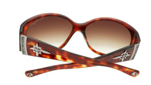 Load image into Gallery viewer, True Religion Ladies Sunglasses TR "Madison" Amber Tortoise Case Inc.