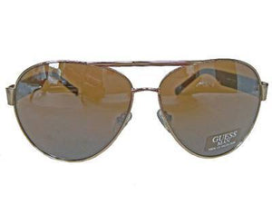 GUESS Sunglasses & Case GU 6695 GLD 1F